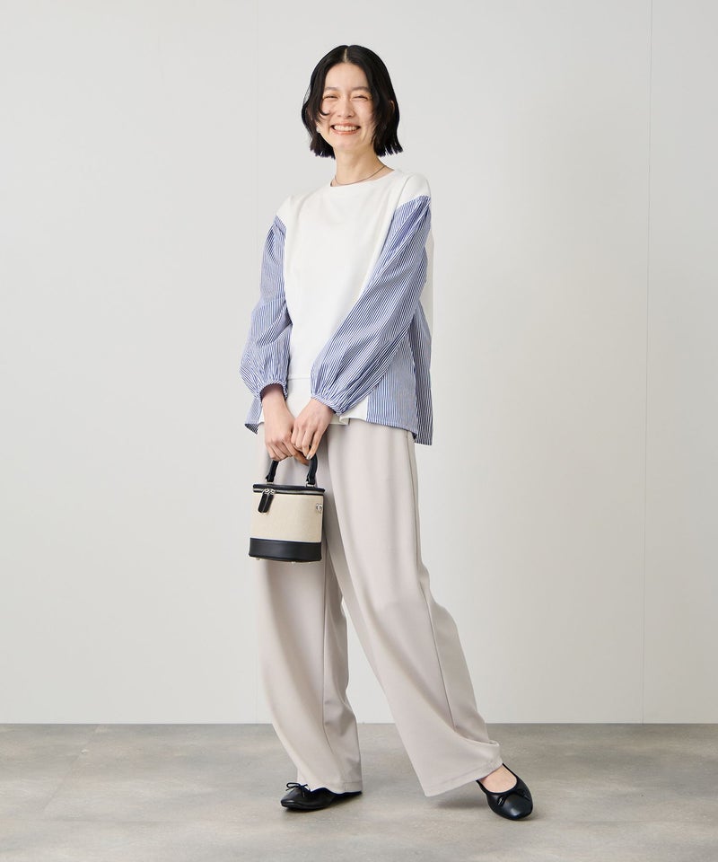 Idnes ジョーゼットカーブパンツ レディース商品画像-9