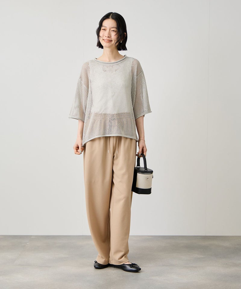 Idnes  ジョーゼットカーブパンツ レディース商品画像-10