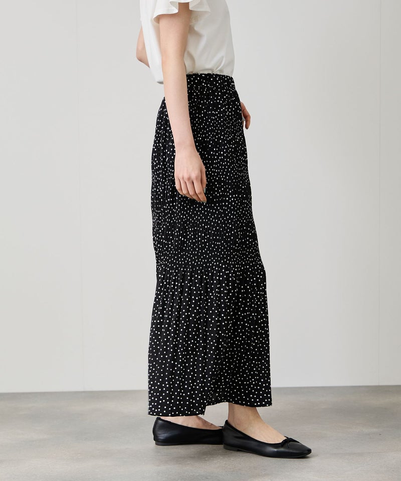 Idnes  マジョリカプリーツ フレアスカート レディース商品画像-8