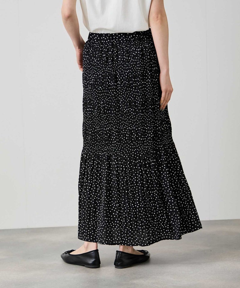 Idnes  マジョリカプリーツ フレアスカート レディース商品画像-9