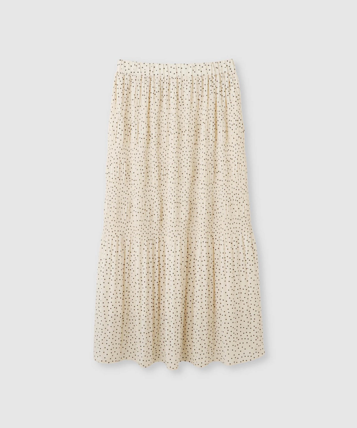 Idnes マジョリカプリーツ フレアスカート レディース