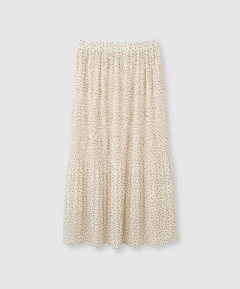 Idnes マジョリカプリーツ フレアスカート レディース商品画像-12