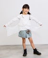 RICH MIX イヘレムキャミソール×ロングTシャツ アンサンブル キッズ メール便 対応商品商品サムネイル-8