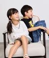 RICH MIX  イヘレムキャミソール×ロングTシャツ アンサンブル キッズ メール便 対応商品商品サムネイル-8