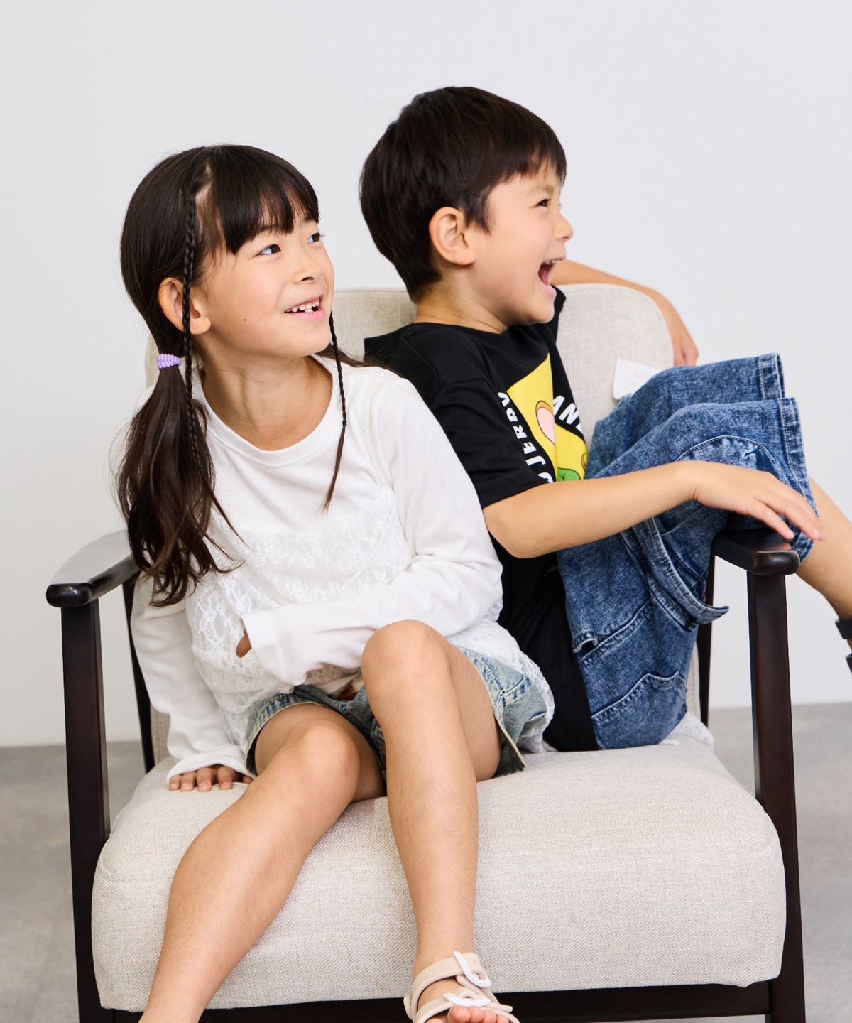 RICH MIX イヘレムキャミソール×ロングTシャツ アンサンブル キッズ メール便 対応商品
