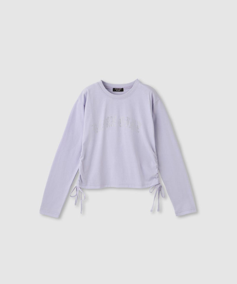 RICH MIX キラキラストーンロゴ シャーリングTシャツ キッズ メール便 対応商品商品画像-1