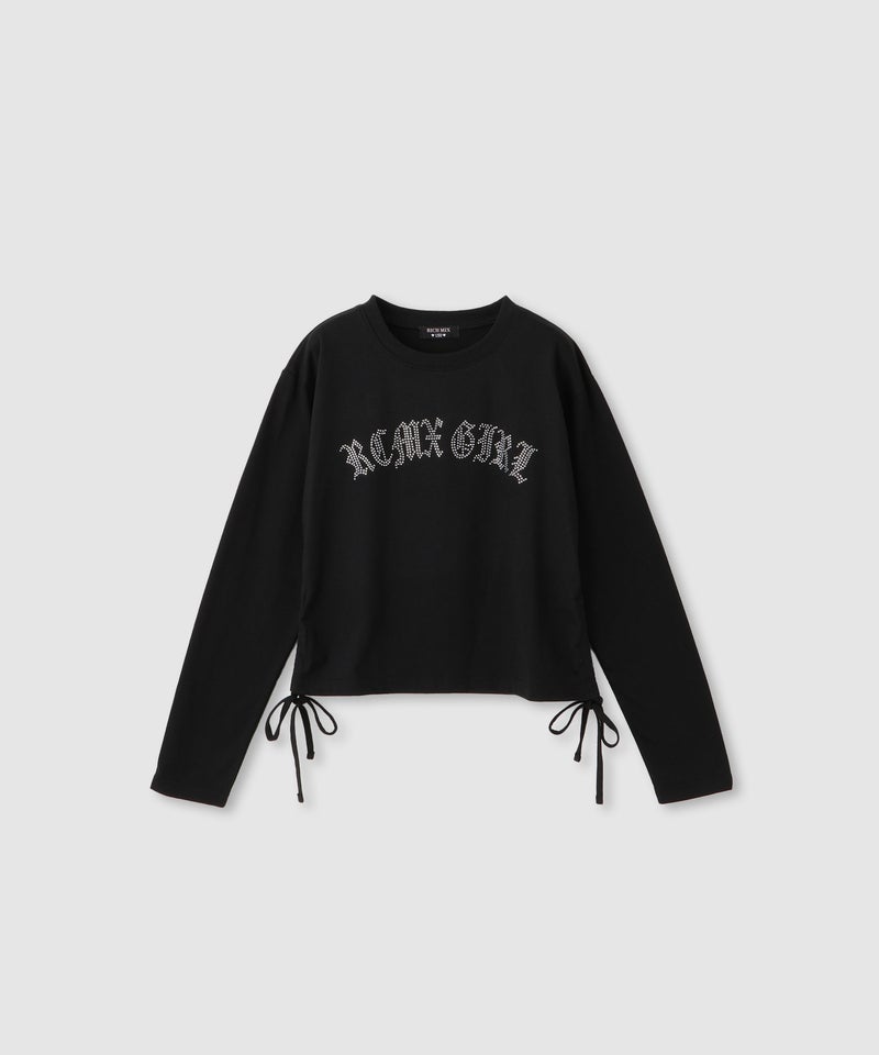 RICH MIX  キラキラストーンロゴ シャーリングTシャツ キッズ メール便 対応商品商品画像-2