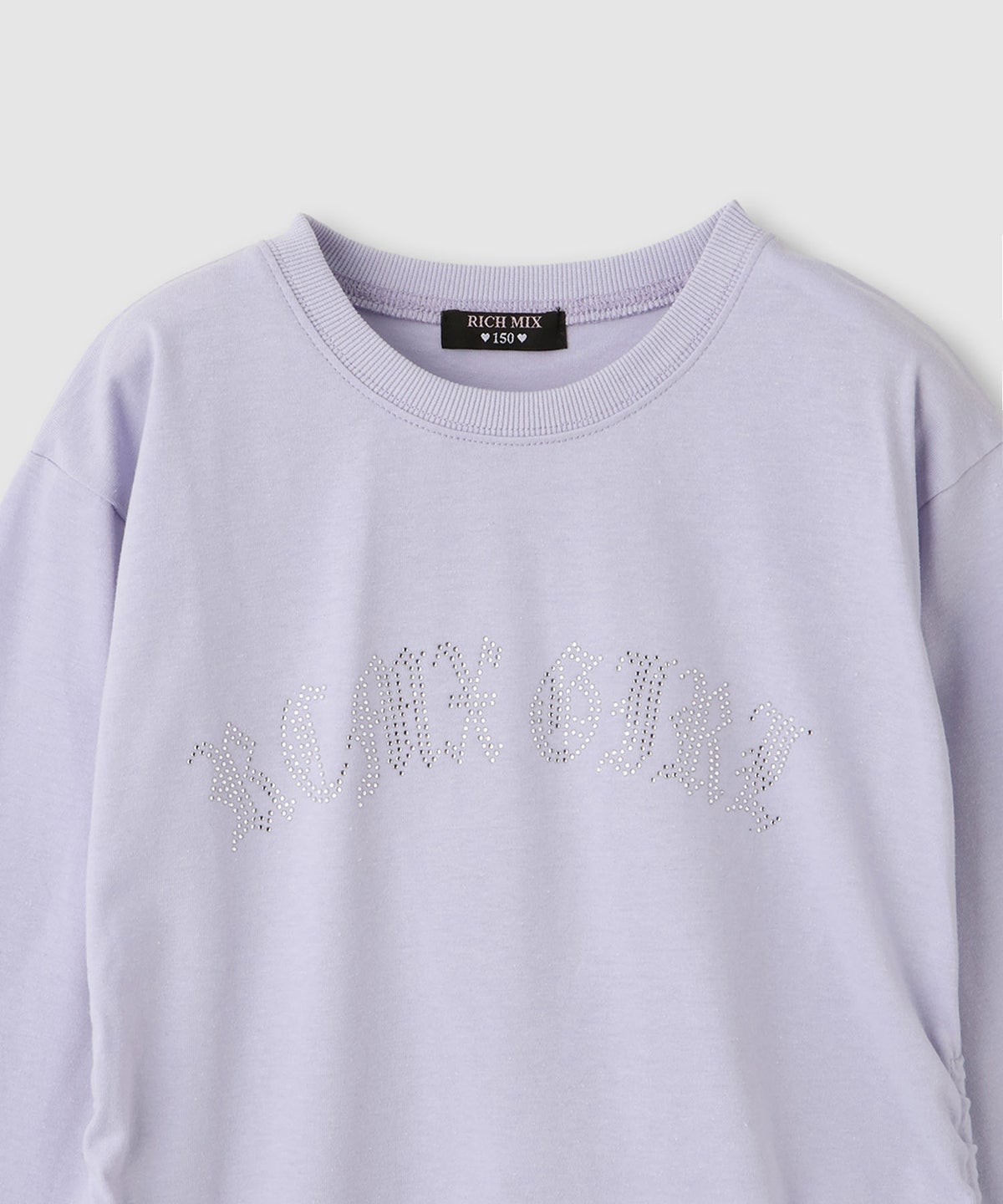 RICH MIX キラキラストーンロゴ シャーリングTシャツ キッズ メール便 対応商品