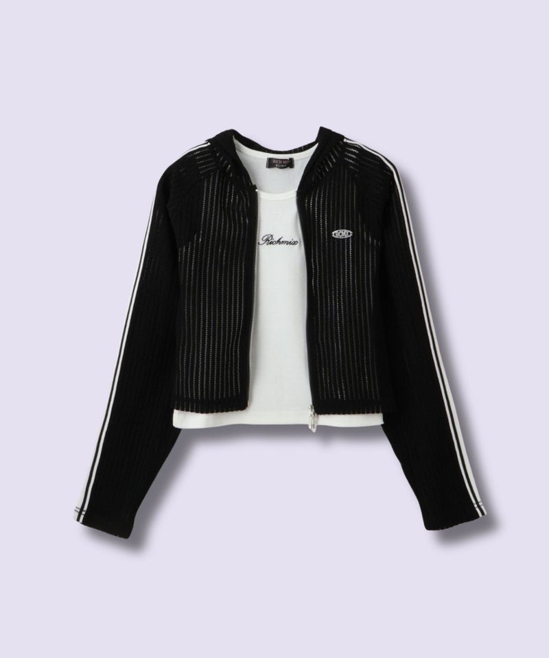 RICH MIX Wジップ メッシュパーカー&タンクトップ アンサンブル キッズ商品画像-1