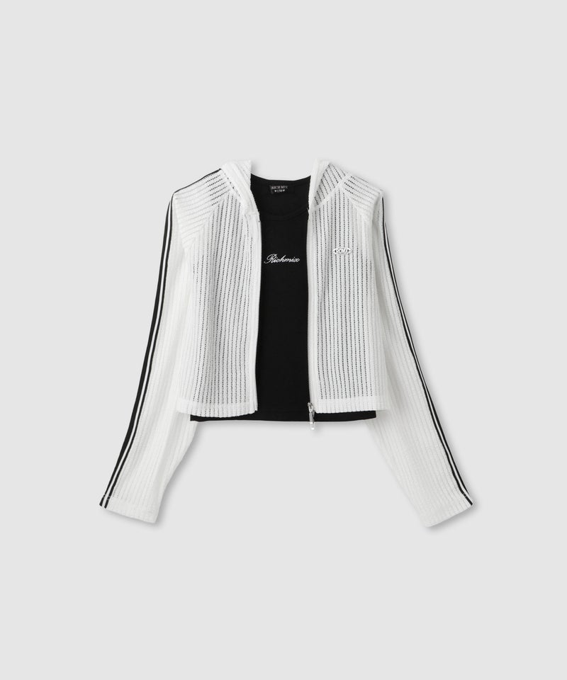 RICH MIX  Wジップ メッシュパーカー＆タンクトップ アンサンブル キッズ商品画像-2