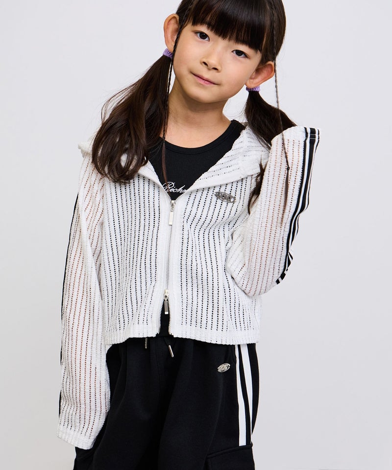 RICH MIX  Wジップ メッシュパーカー＆タンクトップ アンサンブル キッズ商品画像-5