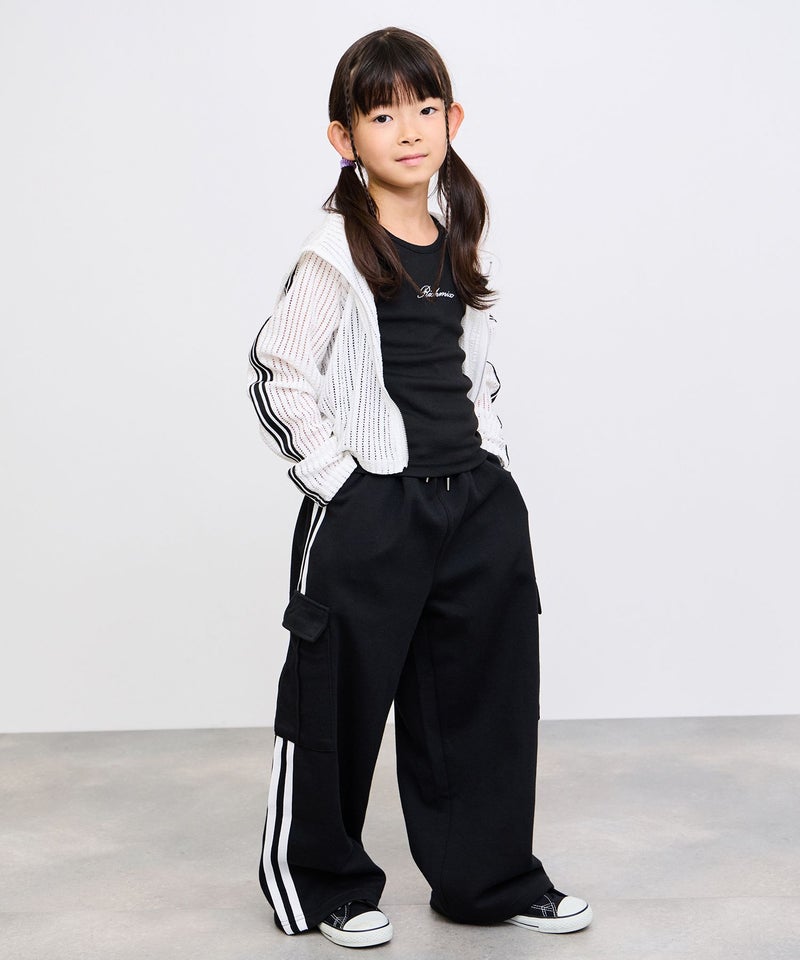 RICH MIX Wジップ メッシュパーカー&タンクトップ アンサンブル キッズ商品画像-8