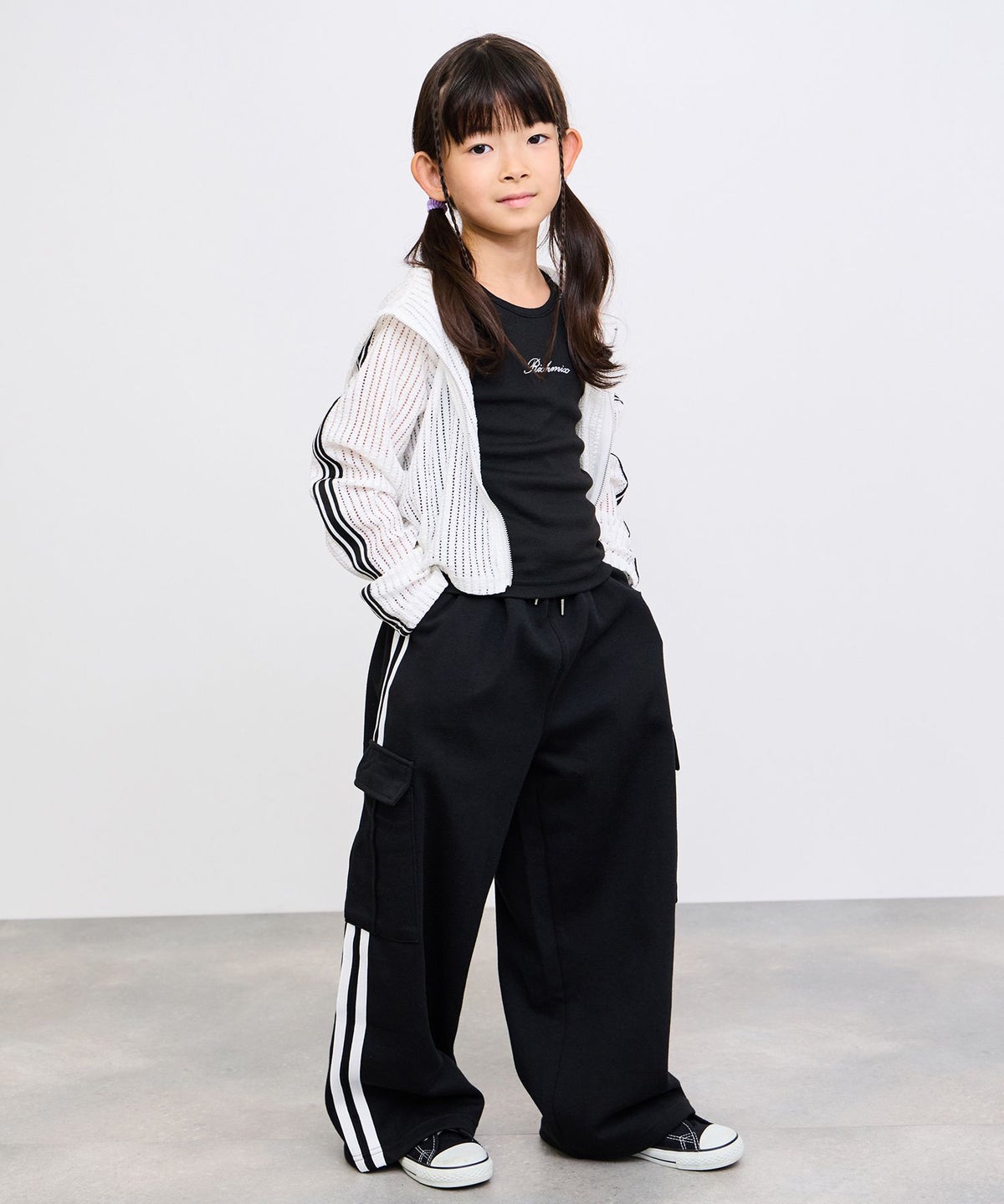 RICH MIX Wジップ メッシュパーカー＆タンクトップ アンサンブル キッズ