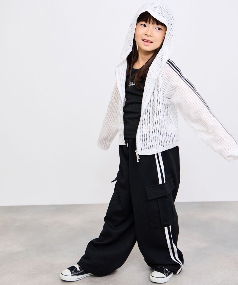 RICH MIX Wジップ メッシュパーカー&タンクトップ アンサンブル キッズ商品画像-15