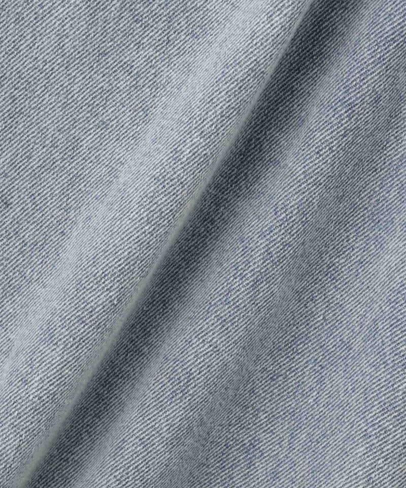 RICH MIX  サイドスリットリボン ワイドデニムパンツ ふわふわファーチャーム付き キッズ商品画像-7