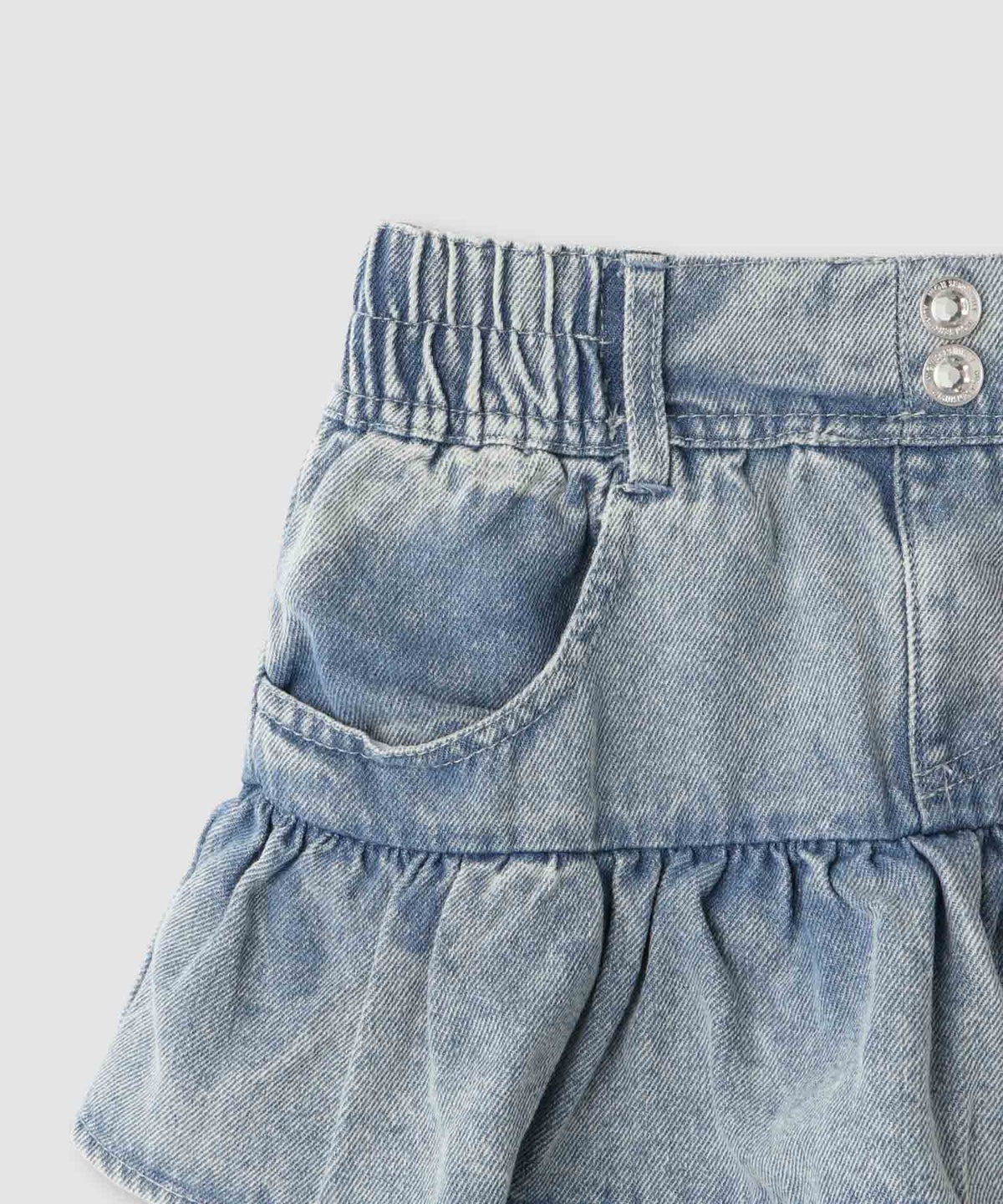 RICH MIX ティアードスカパン ふわふわハートチャーム付き キッズ