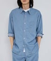 NAVY ブリーズデニム 長袖レギュラーカラーシャツ メンズ商品サムネイル-6
