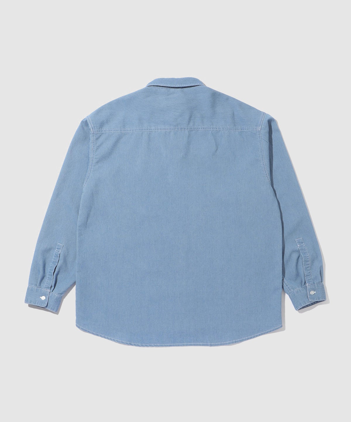 NAVY ブリーズデニム 長袖レギュラーカラーシャツ メンズ