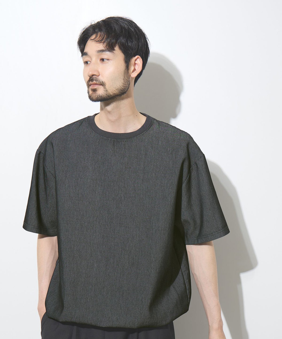 NAVY ブリーズデニム オーバーTシャツ メンズ メール便 対応商品
