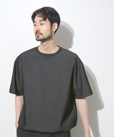 NAVY ブリーズデニム オーバーTシャツ メンズ メール便 対応商品