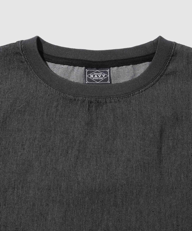 NAVY ブリーズデニム オーバーTシャツ メンズ メール便 対応商品商品画像-6