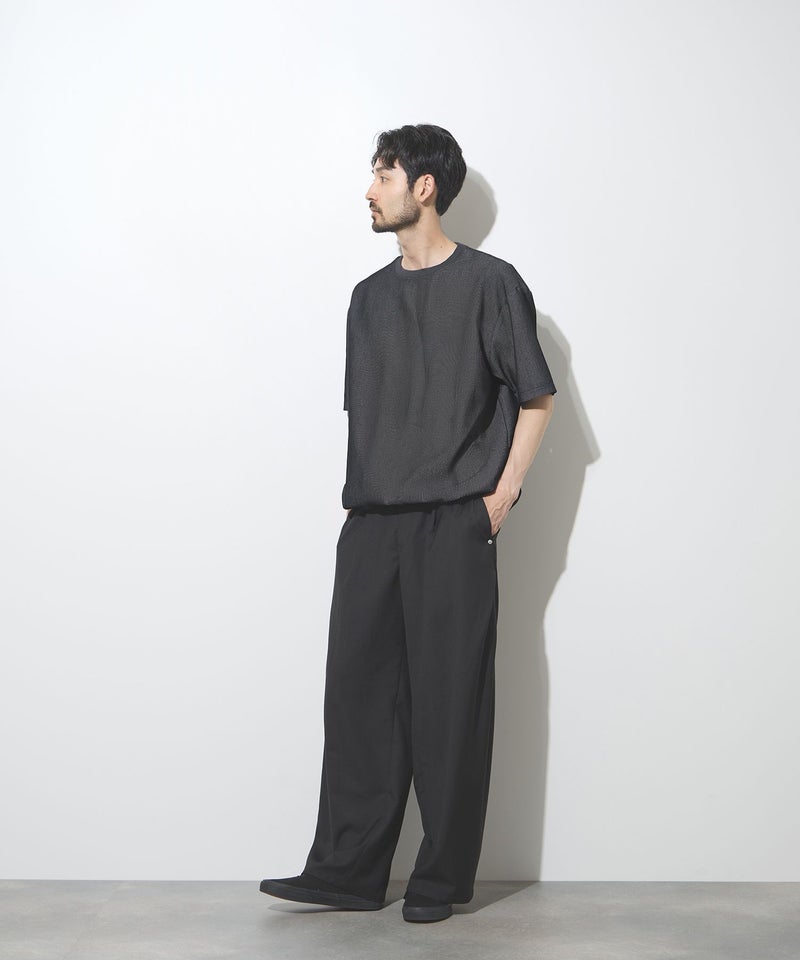 NAVY ブリーズデニム オーバーTシャツ メンズ メール便 対応商品商品画像-7