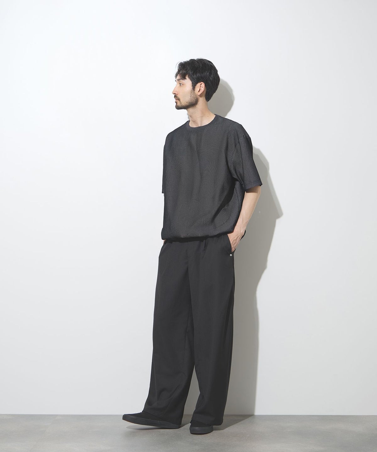 NAVY ブリーズデニム オーバーTシャツ メンズ メール便 対応商品