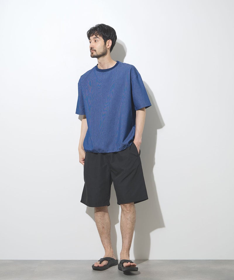 NAVY  ブリーズデニム オーバーTシャツ メンズ メール便 対応商品商品画像-15