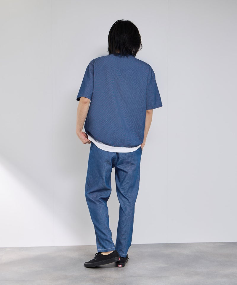 NAVY  ブリーズデニム オーバーTシャツ メンズ メール便 対応商品商品画像-19