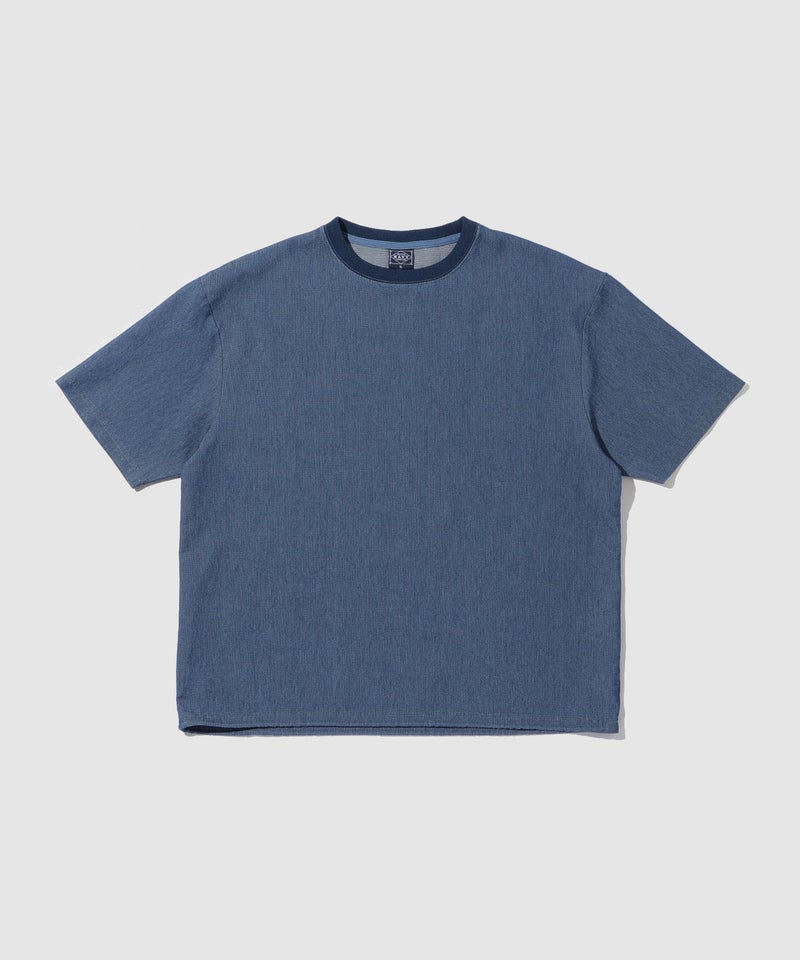 NAVY  ブリーズデニム オーバーTシャツ メンズ メール便 対応商品商品画像-20