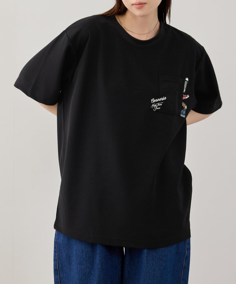 CONVERSE ポケット刺繍Tシャツ メンズ メール便 対応商品商品画像-4