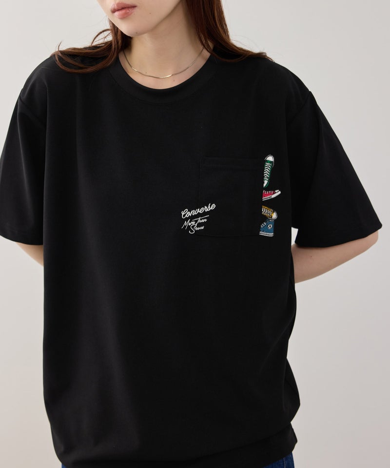 CONVERSE ポケット刺繍Tシャツ メンズ メール便 対応商品商品画像-6