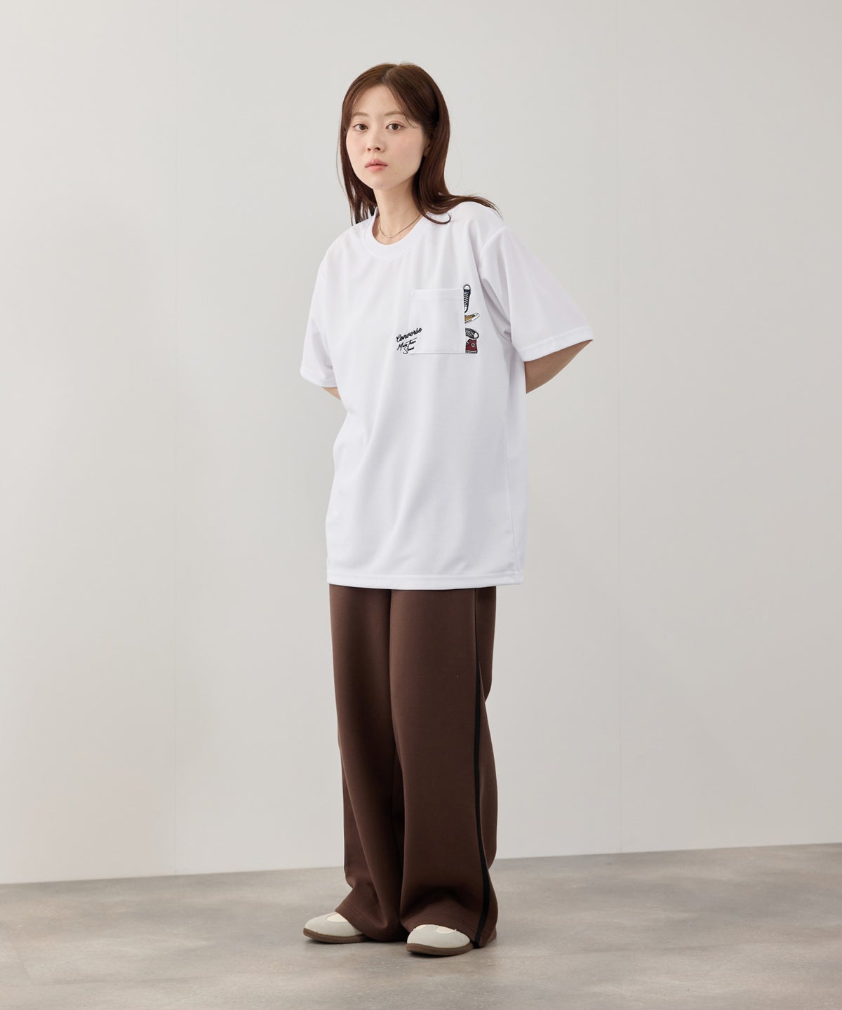 CONVERSE ポケット刺繍Tシャツ メンズ メール便 対応商品