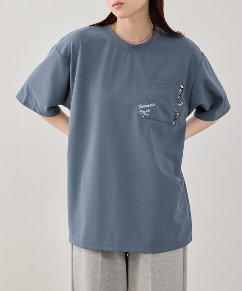 CONVERSE ポケット刺繍Tシャツ メンズ メール便 対応商品商品画像-12
