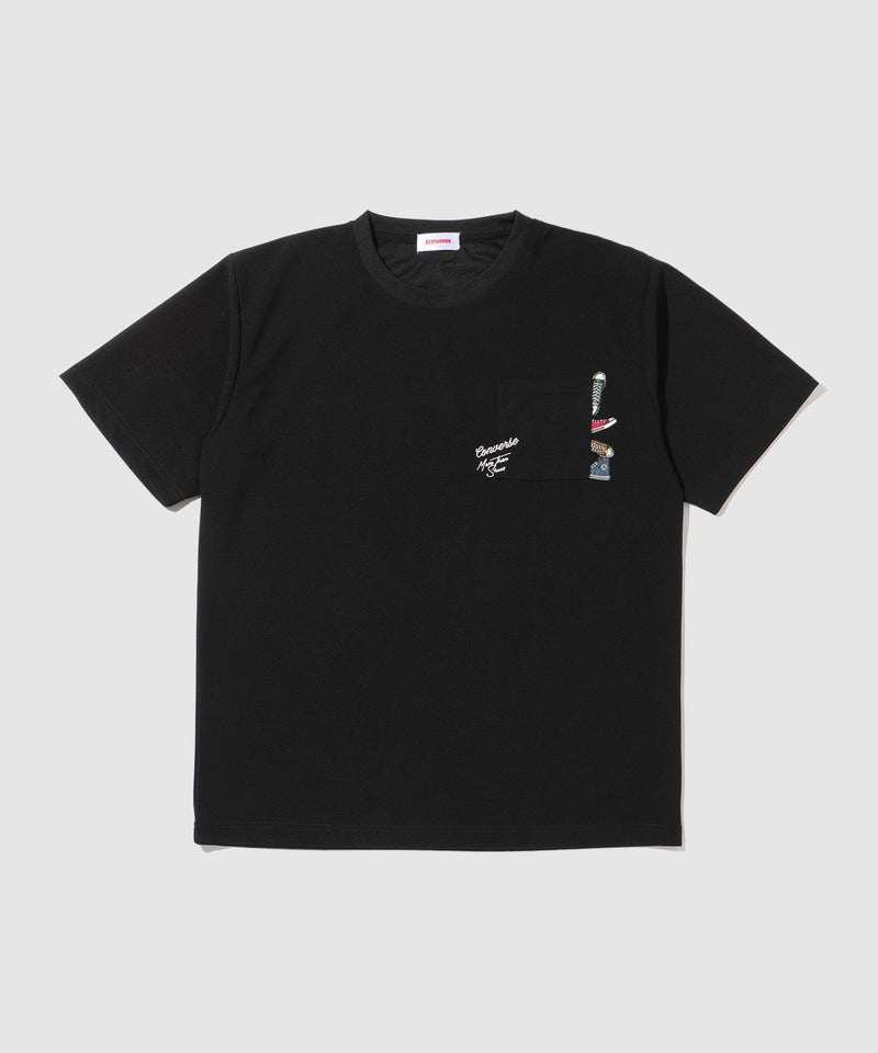 CONVERSE  ポケット刺繍Tシャツ メンズ メール便 対応商品商品画像-16