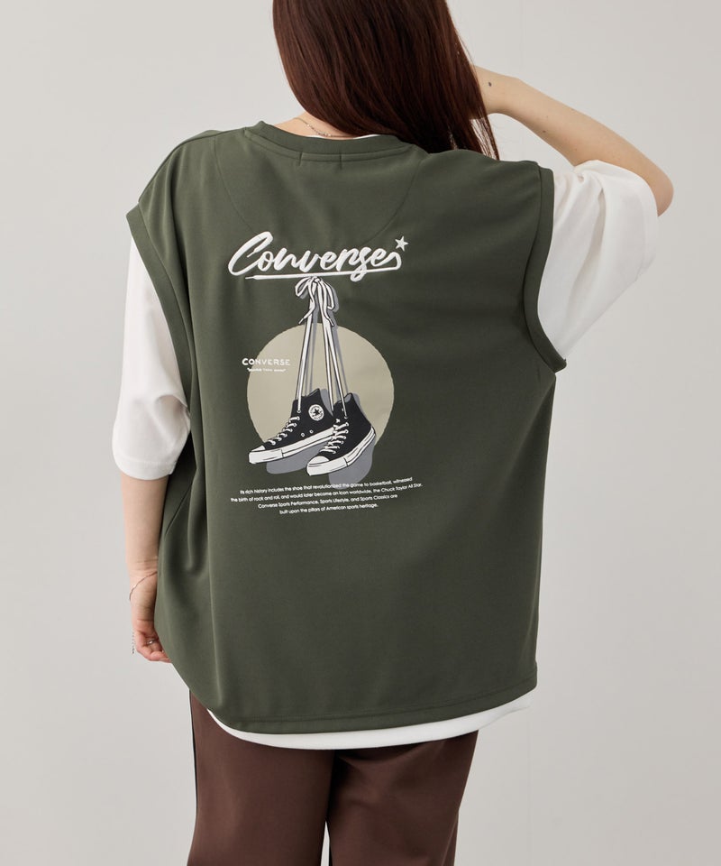 CONVERSE  フェイクベストTシャツ メンズ メール便 対応商品商品画像-1