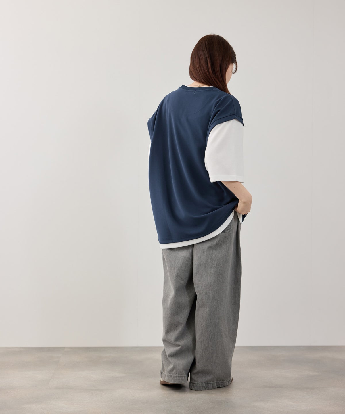 CONVERSE フェイクベストTシャツ メンズ メール便 対応商品