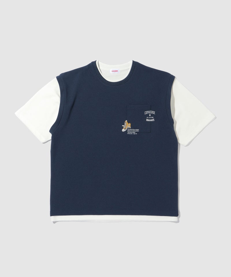 CONVERSE フェイクベストTシャツ メンズ メール便 対応商品商品画像-12