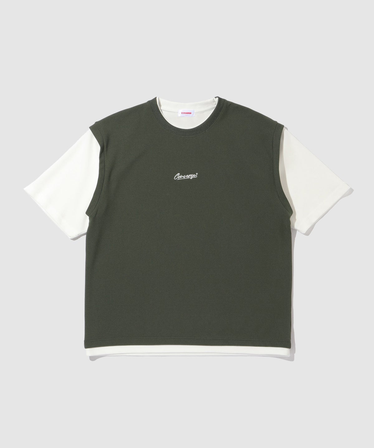 CONVERSE フェイクベストTシャツ メンズ メール便 対応商品