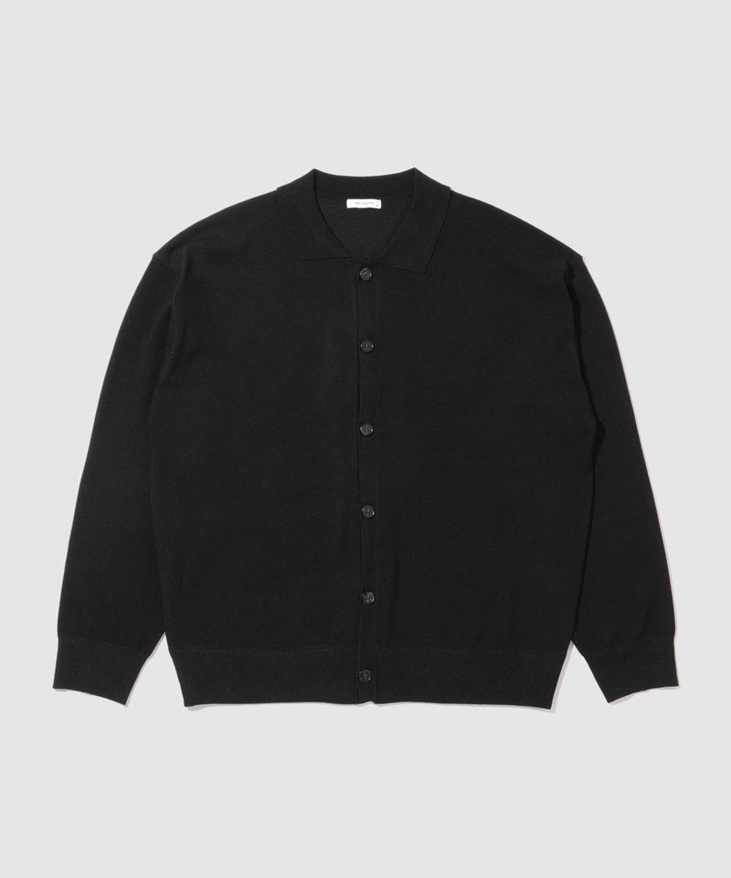 URBAN COLLECTION  ポリニット ポロカーディガン メンズ商品画像-1