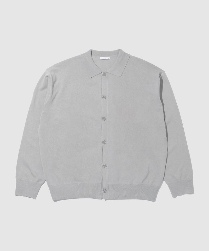 URBAN COLLECTION ポリニット ポロカーディガン メンズ商品画像-2