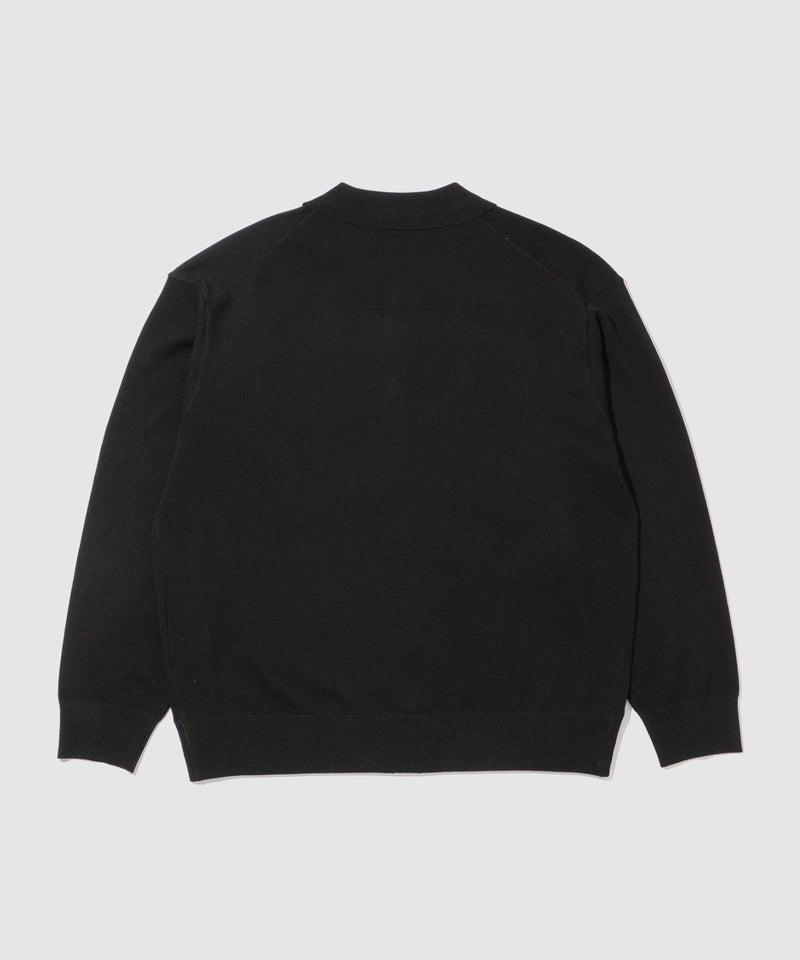 URBAN COLLECTION  ポリニット ポロカーディガン メンズ商品画像-4