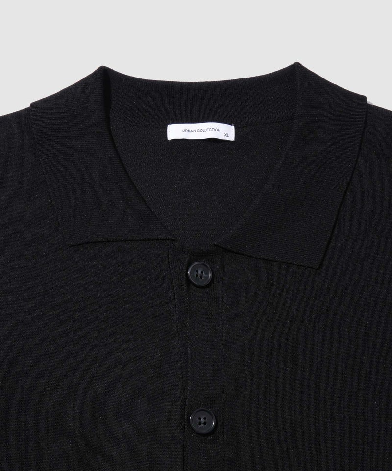 URBAN COLLECTION  ポリニット ポロカーディガン メンズ商品画像-5