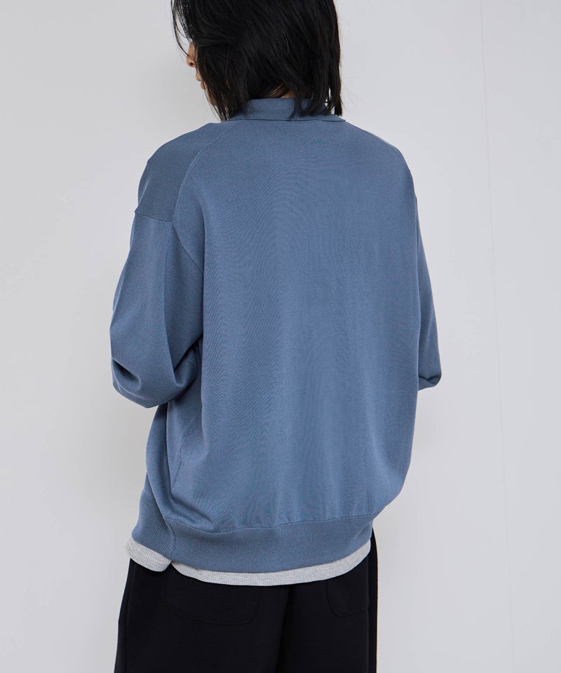 URBAN COLLECTION  ポリニット ポロカーディガン メンズ商品画像-14