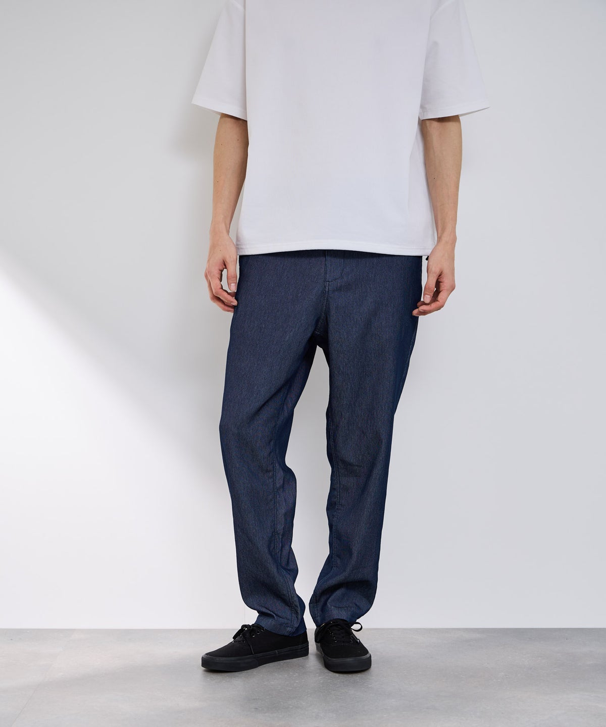 NAVY ブリーズデニム イージーパンツ メンズ