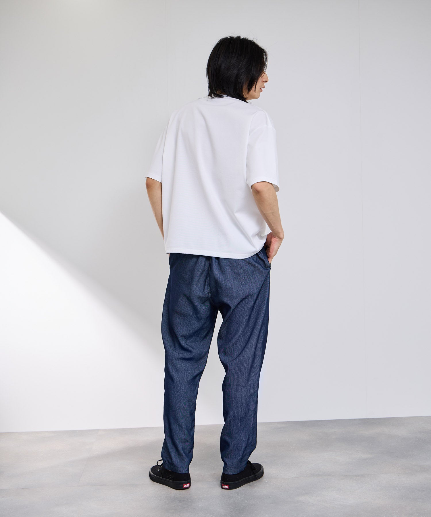 NAVY ブリーズデニム イージーパンツ メンズ