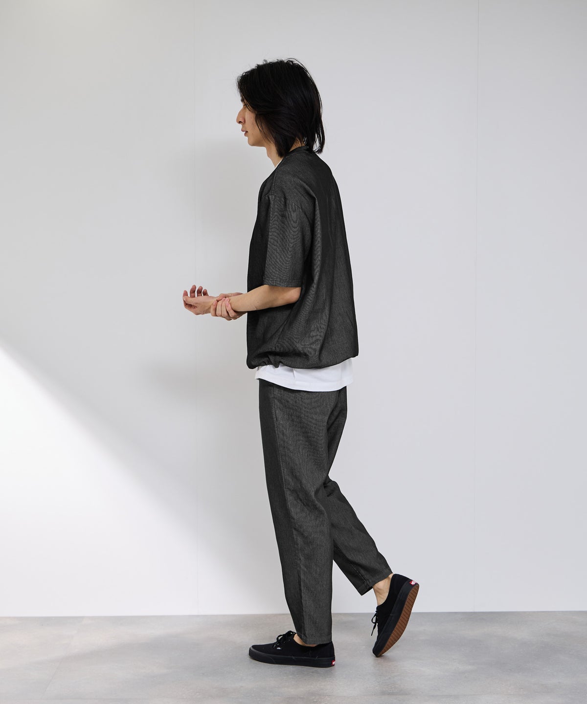 NAVY ブリーズデニム イージーパンツ メンズ