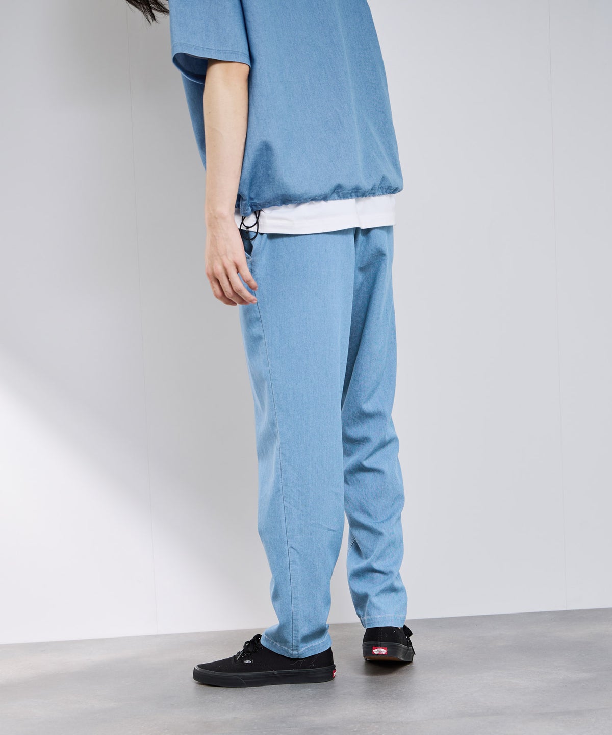 NAVY ブリーズデニム イージーパンツ メンズ