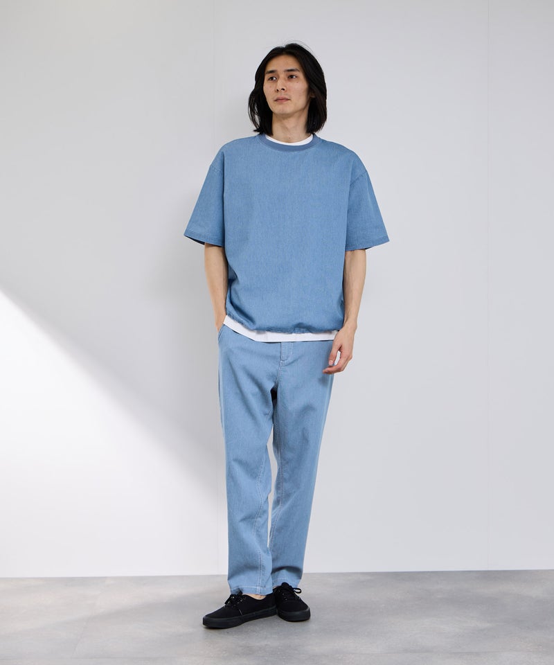 NAVY  ブリーズデニム イージーパンツ メンズ商品画像-15