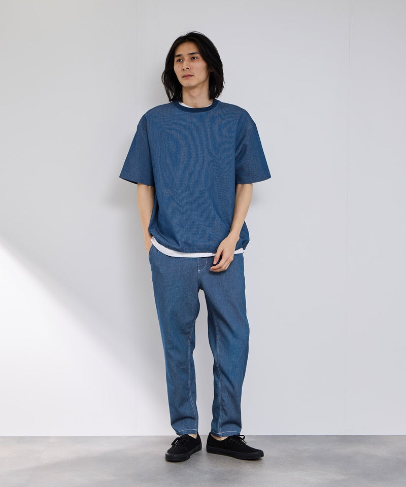 NAVY  ブリーズデニム イージーパンツ メンズ商品画像-19